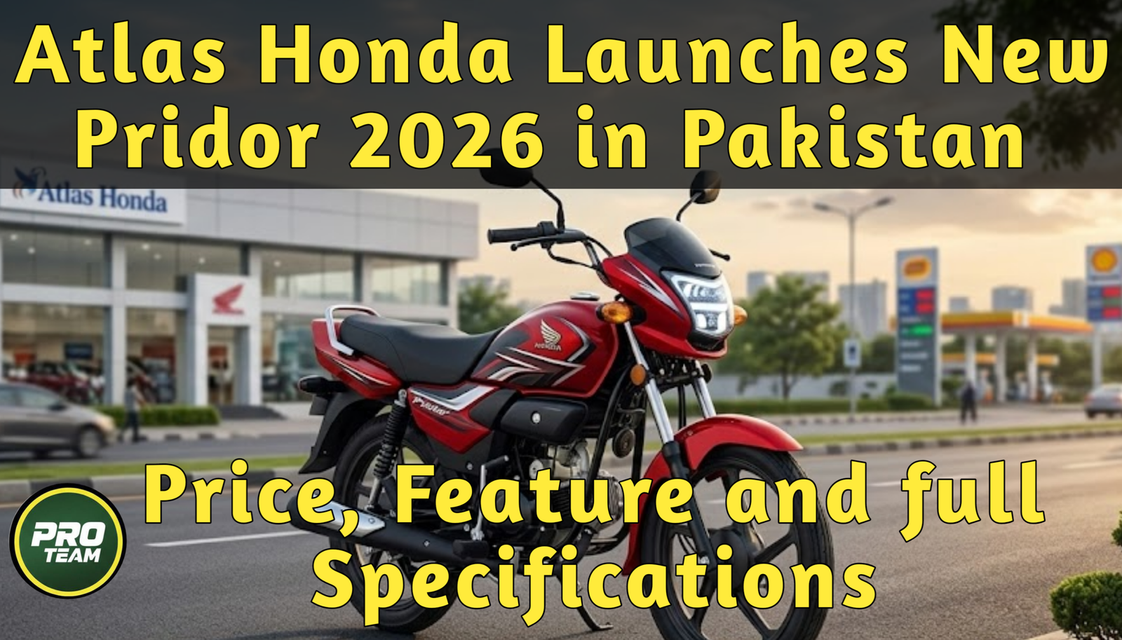 Atlas Honda Launches New Pridor 2026 in Pakistan
