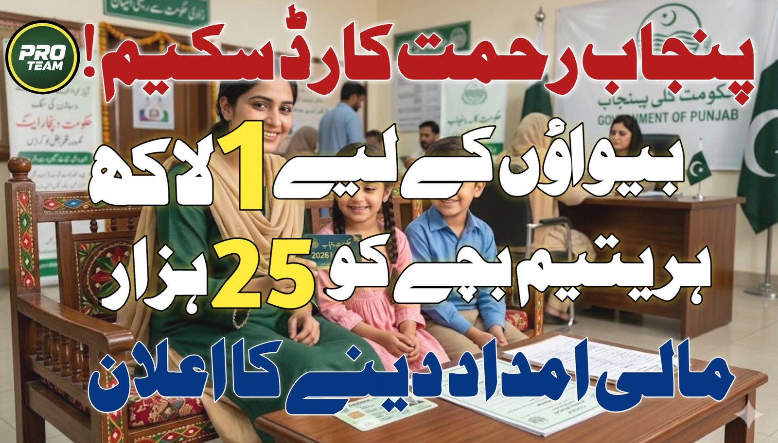 Documents Required for CM Punjab Rehmat Card